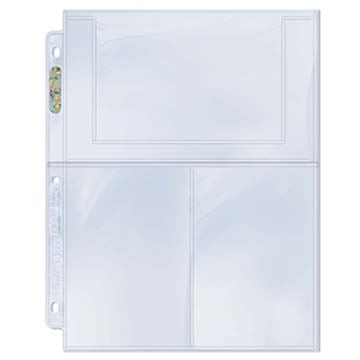 Ultra PRO Platinum Series 3-Pocket 4" x 6" Photo Pages 100ct