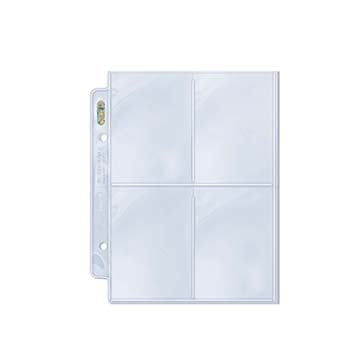 Ultra PRO Platinum Series 4-Pocket Mini Album Pages 100ct