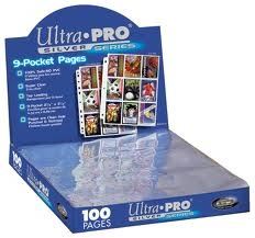 Ultra Pro: 9-Pocket Silver Pages 100 Ct
