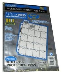 Ultra PRO Platinum Series 20-Pocket Coin Pages 10ct