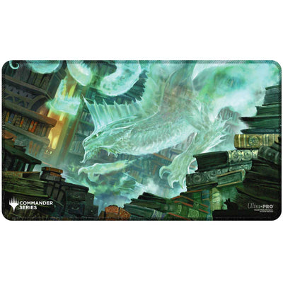 Ultra PRO Commander Series #5 - Three Color Wedge - Miirym Stitched Playmat for Magic: The Gathering