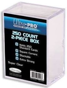 Ultra PRO 2-Piece Clear 250 Card Storage Box
