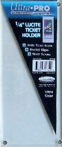 Ultra Pro: 1/4-Inch Lucite Ticket Holder