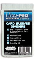 Ultra Pro: Card Sleeve Dividers 10CT