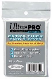 Ultra PRO 130PT Thick Card Sleeves for Standard Size Cards (100ct)