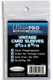 Ultra PRO 2-3/4 x 3-15/16 Vintage Card Sleeves 50-Pack
