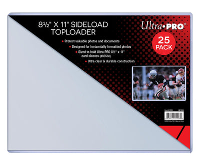 Ultra PRO 8.5 x 11-Inch Side Load Toploader 25ct
