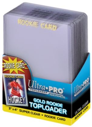 Ultra PRO Gold Rookie Toploader 25ct