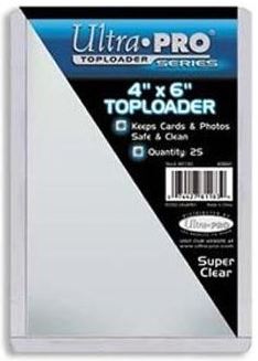 Ultra PRO 4 x 6-Inch Toploader 25-Pack