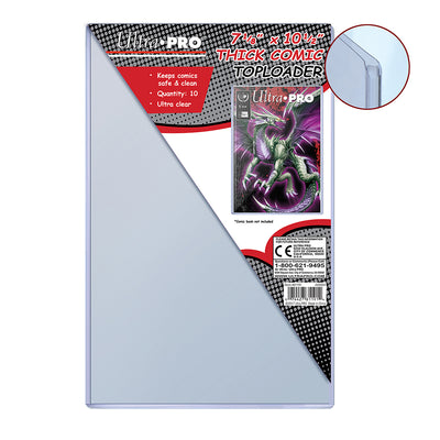 Ultra PRO 7-1/8" x 10-1/2" Thick Comic Toploader (10ct)