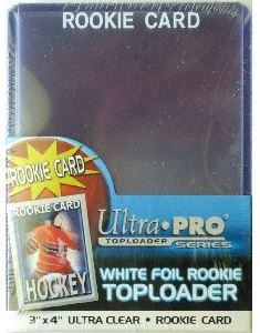 Ultra Pro: Standard 3 x 4-Inch White Foil Rookie Top Loader