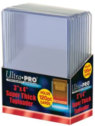 Ultra Pro: Standard 3 x 4-Inch 120PT Top Loader