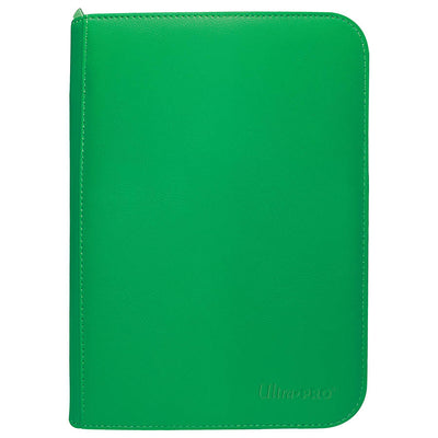 Ultra Pro Vivid Collection 4-Pocket Zippered PRO-Binder - Green