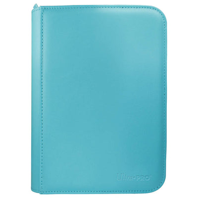 Ultra Pro Vivid 4-Pocket Zippered PRO-Binder - Light Blue