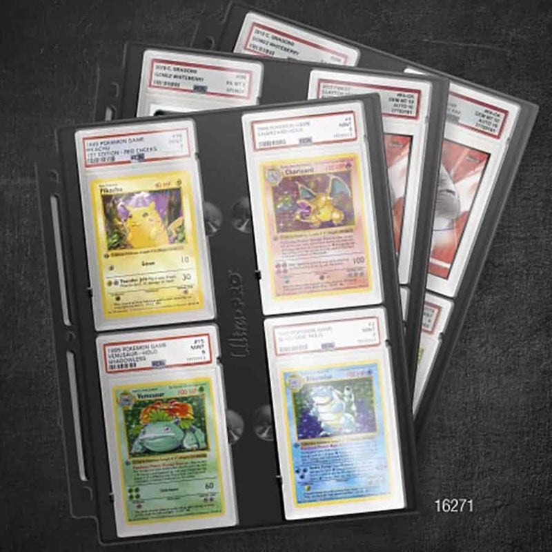 Ultra Pro Graded Slab Page for PSA - Black (1 Page)