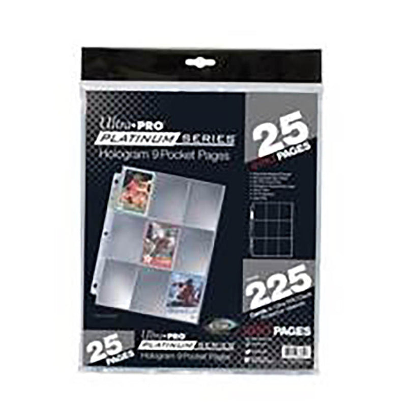 Ultra Pro Platinum Series 9-Pocket Pages (25 Count)