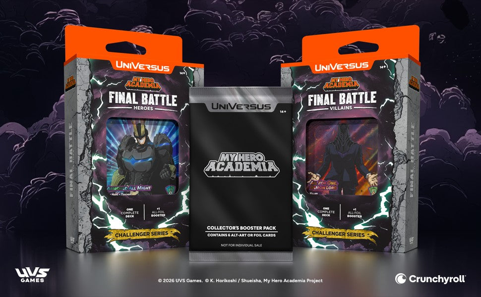 UniVersus CCG: Challenger Series - My Hero Academia Final Battle Deck Display (Assorted)