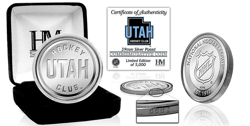 Highland Mint Utah Hockey Club 2024 Inaugural Season Silver Coin - Limited Edition /5,000