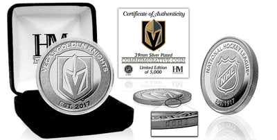 Highland Mint Vegas Golden Knights Silver Coin - Limited Edition /5,000