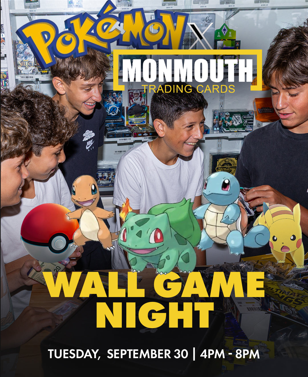 Wall Pokémon Game Night