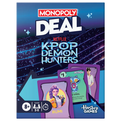 Hasbro Monopoly Deal KPop Demon Hunters Card Game