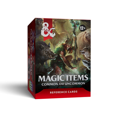 Dungeons & Dragons Reference Cards Magic Items Common and Uncommon