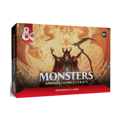 Dungeons & Dragons Reference Cards Monsters: Animals & NPCs