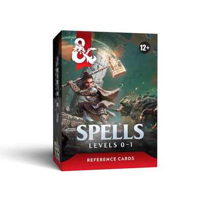 Dungeons & Dragons Reference Cards Spells: Levels 0–1 Deck