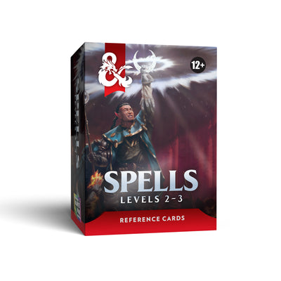 Dungeons & Dragons Reference Cards Spells Levels 2-3