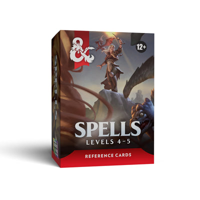 Dungeons & Dragons Reference Cards Spells Levels 4-5