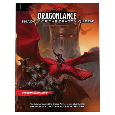 Dungeons & Dragons 5E Dragonlance: Shadow of the Dragon Queen Hardcover Adventure Book