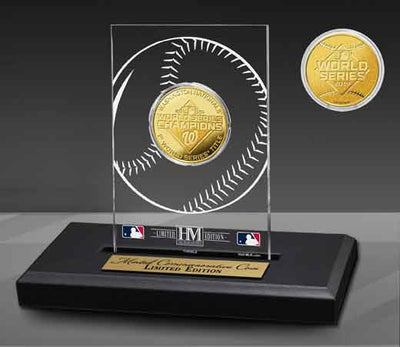 Highland Mint Washington Nationals 1-Time Champions Acrylic Gold Coin - Limited Edition /5000