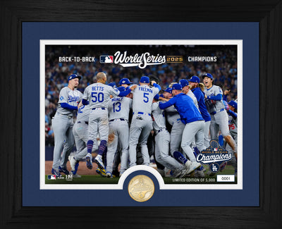 Highland Mint Los Angeles Dodgers 2025 World Series Champions Bronze Coin Photo Mint - Limited Edition /5,000