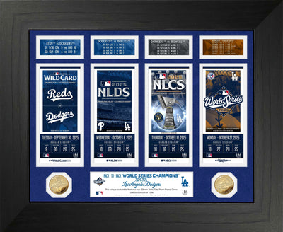 Highland Mint Los Angeles Dodgers 2025 World Series Gold Coin Photo Mint - Limited Edition /1,000