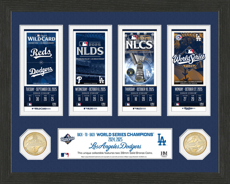 Highland Mint Los Angeles Dodgers 2025 Road to the World Series Bronze Coin Photo Mint
