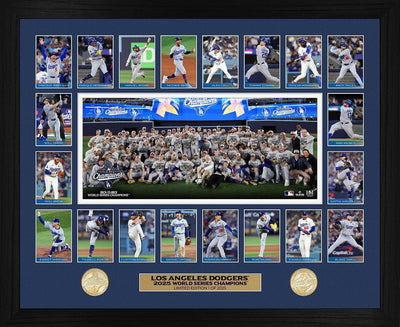 Highland Mint Los Angeles Dodgers 2025 World Series Champions Memorable Moments Bronze Coin Photo Mint - Limited Edition