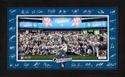 Highland Mint Los Angeles Dodgers 2025 World Series Champions Signature Celebration Frame - Limited Edition /10,000
