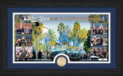 Highland Mint Los Angeles Dodgers 2025 World Series Championship Parade Bronze Coin Photo Mint - Limited Edition /5,000