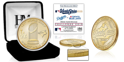Highland Mint Toronto Blue Jays vs Los Angeles Dodgers 2025 World Series Dueling Bronze Coin - Limited Edition /5,000