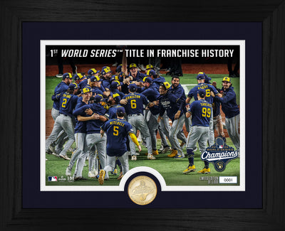 Highland Mint Milwaukee Brewers 2026 World Series Champions Bronze Coin Photo Mint - Limited Edition /5,000