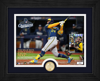 Highland Mint William Contreras Milwaukee Brewers 2026 World Series MVP Bronze Coin Photo Mint - Limited Edition /5,000