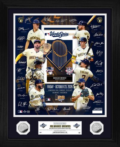 Highland Mint Milwaukee Brewers 2026 World Series Silver Coin Photo Mint - Special Edition