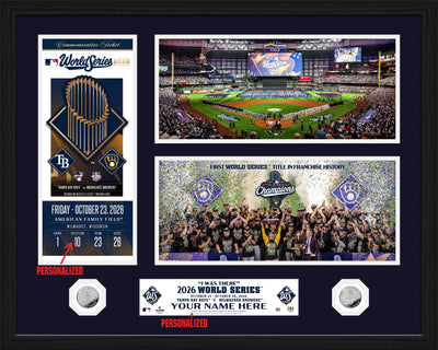 Highland Mint Milwaukee Brewers 2026 World Series Champions Personalized Silver Coin Photo Mint - Special Edition