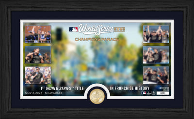 Highland Mint Milwaukee Brewers 2026 World Series Champions Parade Bronze Coin Photo Mint - Limited Edition /5,000