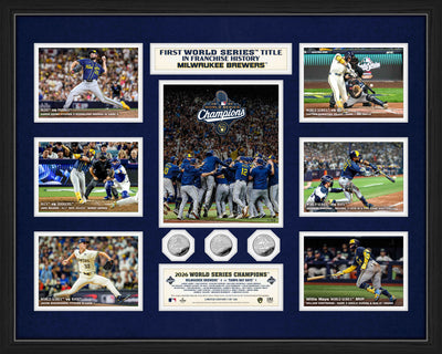 Highland Mint Milwaukee Brewers 2026 World Series Champions Mega Silver Coin Photo Mint