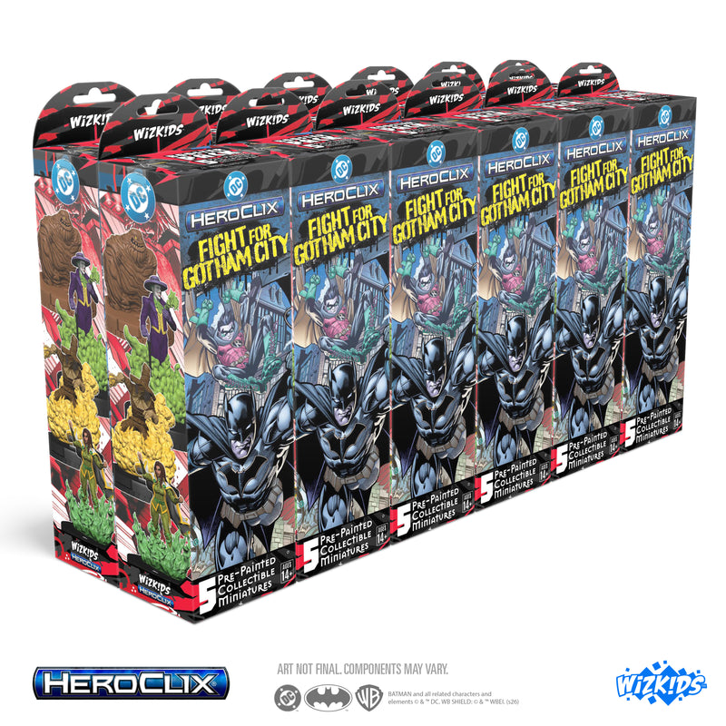 2026 WizKids DC HeroClix: Fight for Gotham City Booster Brick