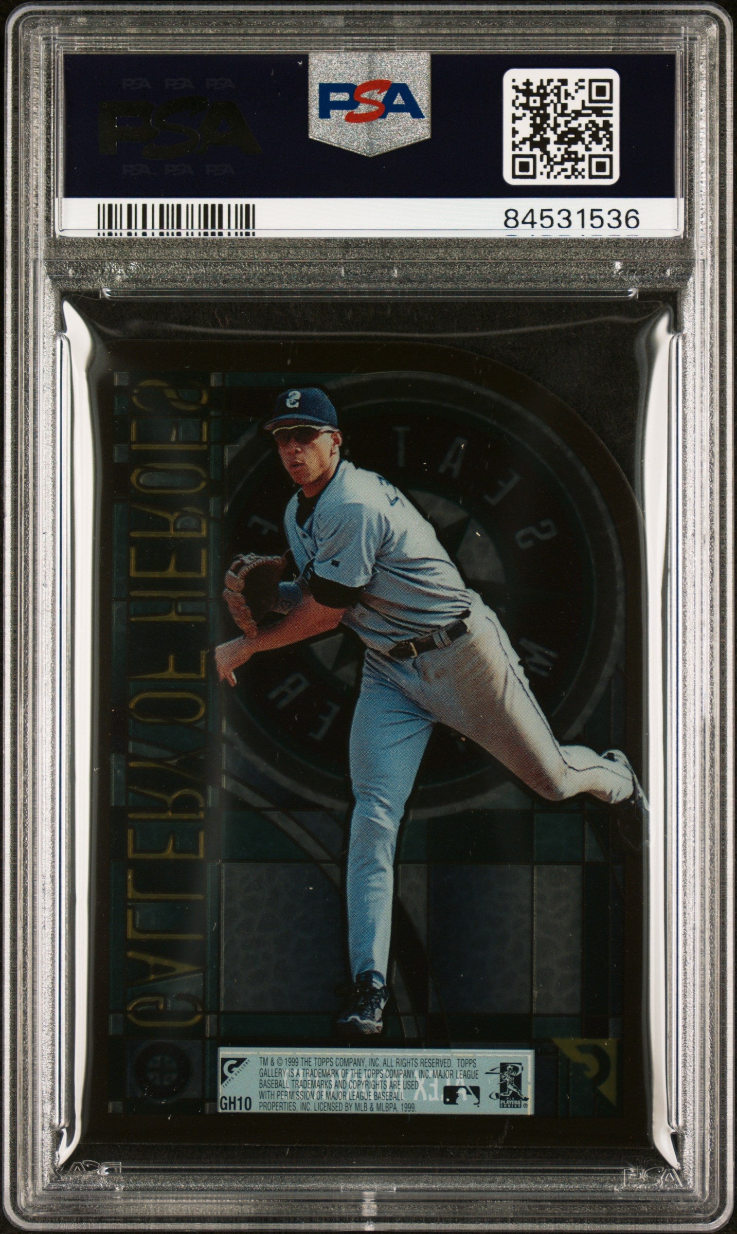 1999 Topps Gallery Gallery of Heroes Alex Rodriguez #GH10 PSA 10