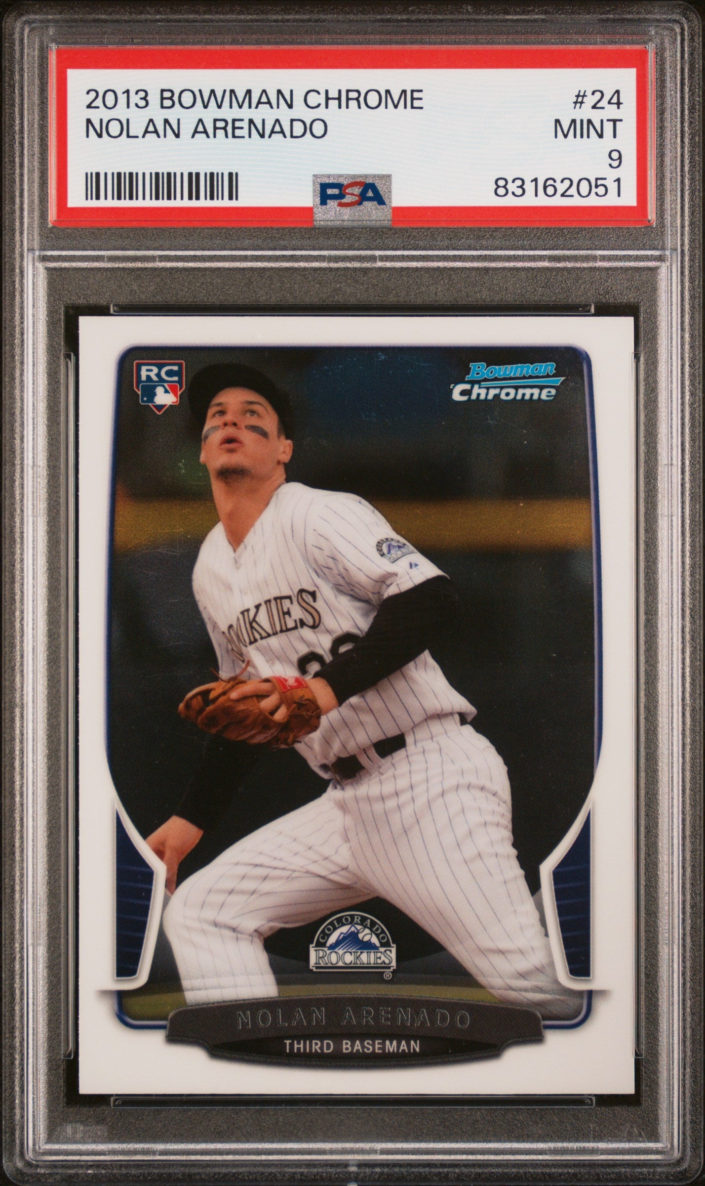 2013 Bowman Chrome #24 Nolan Arenado Rookie Card PSA 9 RC