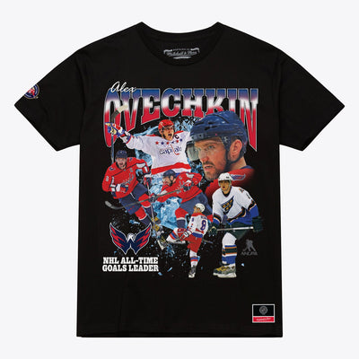 Mitchell & Ness Alexander Ovechkin Washington Capitals Black All Time T-Shirt