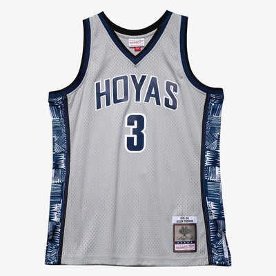 Mitchell & Ness Allen Iverson Georgetown Hoyas 1995-96 Gray Swingman Player Jersey